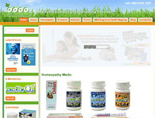 Tablet Screenshot of malaysiahomeopathy.com